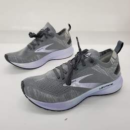Brooks Women's Levitate 4 Gray Shimmer Purple Running Shoes Size 7.5