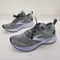 Brooks Women's Levitate 4 Gray Shimmer Purple Running Shoes Size 7.5 image number 1