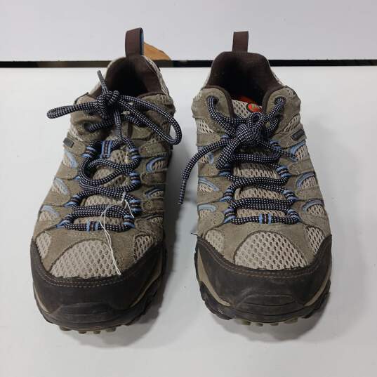 Women’s Merrell Moab 2 Waterproof Hiking Sneakers Sz 9 image number 1