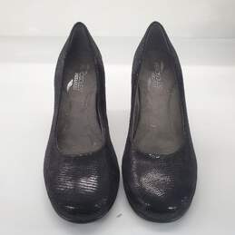 Aerosoles Women's Black Round Toe Wedge Heels Size 7.5 alternative image