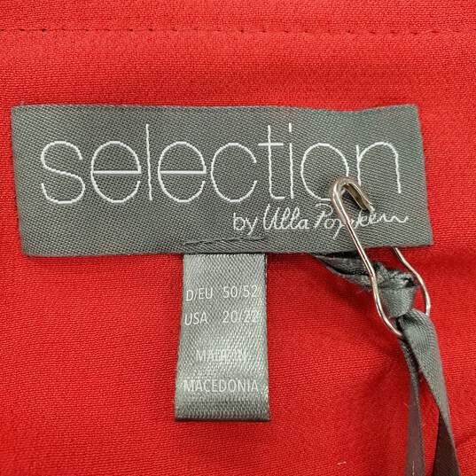 Selection Women Red Blouse Sz 20/22 NWT image number 3