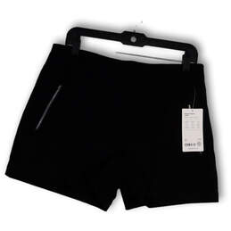 NWT Womens Black Elastic Waist Pocket Trekkie North Athletic Shorts Size 12