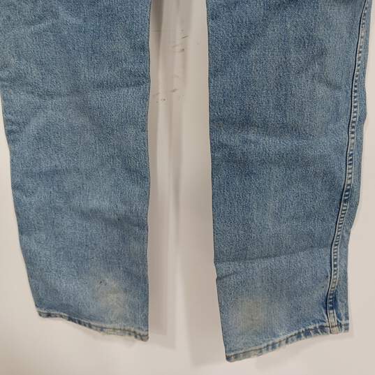 Wrangler Straight Leg Cotton Jeans Size 35 x 36 image number 6