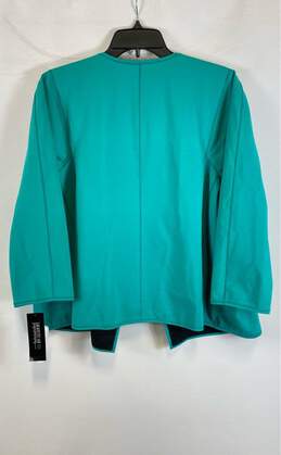 NWT Lafayette 148 New York Womens Blue 3/4 Sleeve Open Front Blazer Size XL alternative image