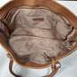 Michael Kors 2-Tone Brown Monogram Tote Shoulder Bag image number 6
