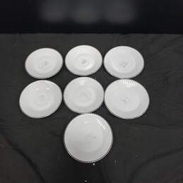 7 Pc. Set of Assorted Bristol Fine China Plates