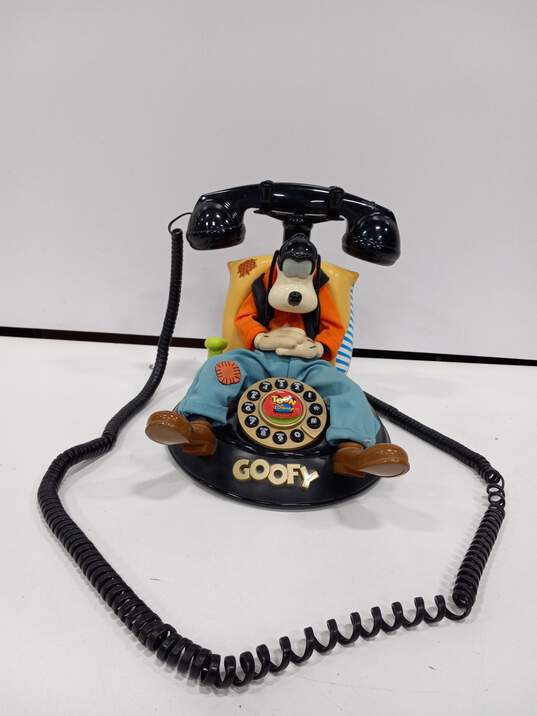 Toon Disney Channel Sleeping Goofy Landline Phone image number 1