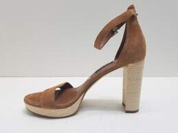 Nine West Dempsey Brown Suede/Leather Heels Women Size 8M alternative image