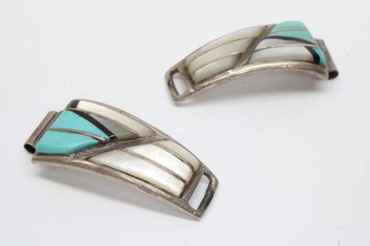 Artisan Sterling Silver Inlay Watch Tips image number 3