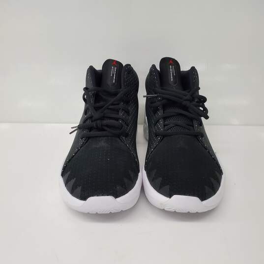 Jordan Jumpman Diamond Mid-High Black & White Sneakers Size 11.5 image number 3