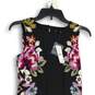 NWT Womens Multicolor Floral Round Neck Sleeveless Sheath Dress Size XS image number 3