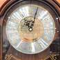 Seiko Stately Dark Brown Solid Oak Case Wall Clock QXH004BLH w/ Pendulum IOB image number 5