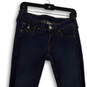 Womens Blue Medium Wash Pockets Slim Fit Denim Skinny Jeans Size 27 image number 3