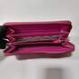 Kate Spade Pink Saffiano Leather Zip Around Wallet Clutch image number 5