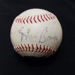Baseball Signed by  Ernie Banks - Mr. Cub