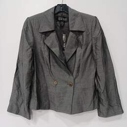 Ellen Tracey Women's Gray Suit Jacket Size 12P