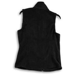 NWT Womens Gray Sleeveless Mock Neck Pockets Full-Zip Vest Size M alternative image