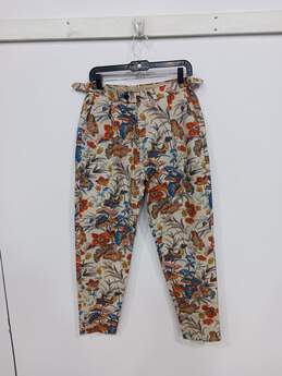 Banana Republic Women's Floral Relaxed Tapered Fit Pants Size 28S with Tags