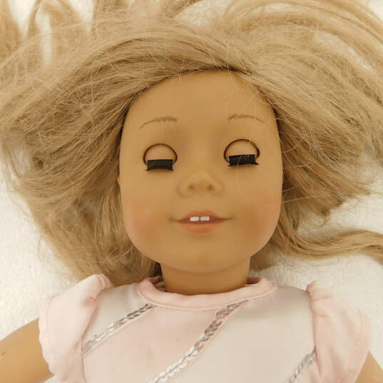 American Girl Doll Blonde Hair Green Eyes Needs TLC Restoration Or Parts image number 12