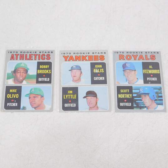1970 Topps Rookie Stars Yankees Royals A's image number 1