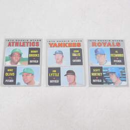 1970 Topps Rookie Stars Yankees Royals A's