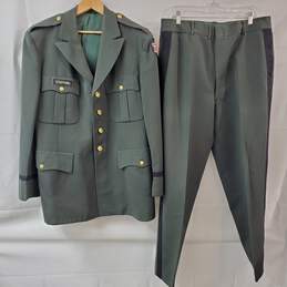 US Army Military Green Service Dress Uniform Jacket & Pants