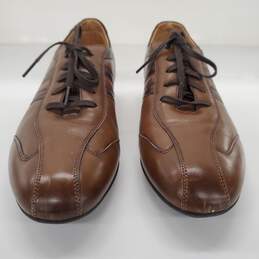 Mezlan 8415 Calfskin Sneakers Cognac / Dark Brown Men's Dress Shoes Size 8.5M alternative image