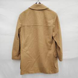 Pendleton MN's Beige 100% Pure Virgin Wool 4 Button Coat Size 38 alternative image
