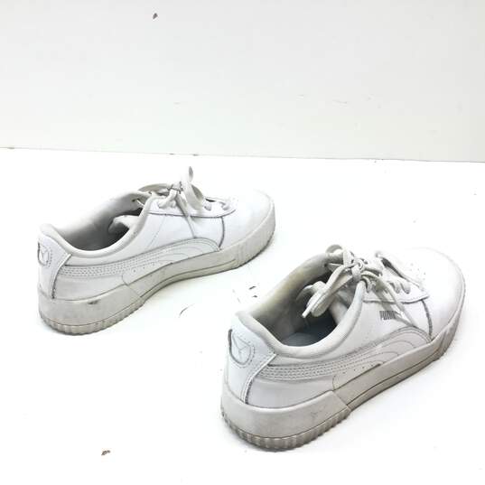 Puma White Shoes Size 7 image number 4
