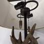 Pair of Antler Table Lamps with Shades image number 3