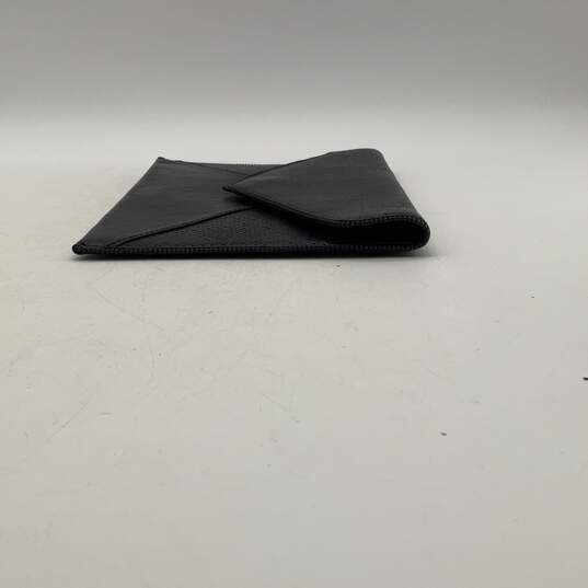 Rebecca Minkoff Womens Black Leather Inner Pocket Clutch Wallet Handbag image number 4