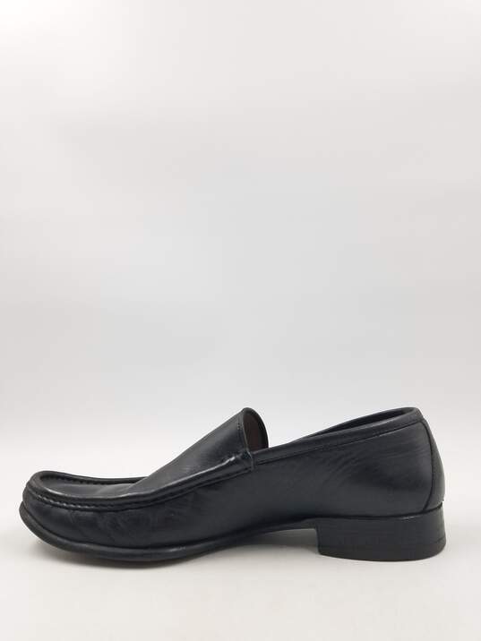 Gucci Black Leather Loafers M 8.5D COA image number 2