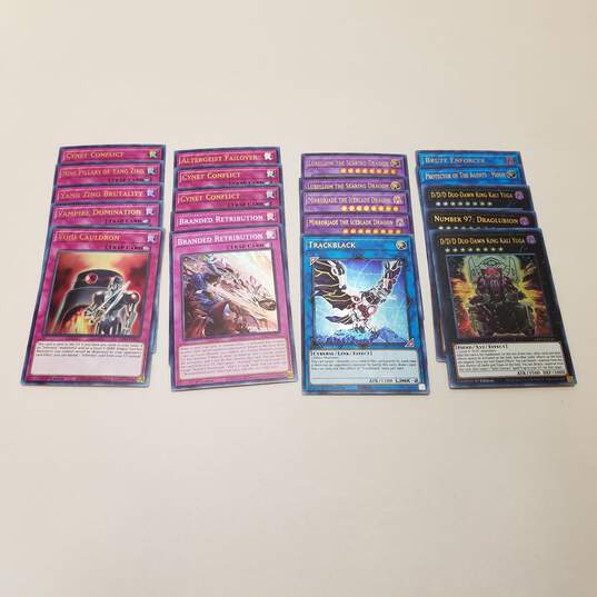 Mixed Rare Holographic YU-GI-OH! Trading Cards Bundle (Set Of 100) image number 2