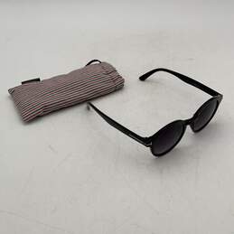 Tom Ford Mens Black Lens Full Rim Round Sunglasses With Red Blue Striped Case