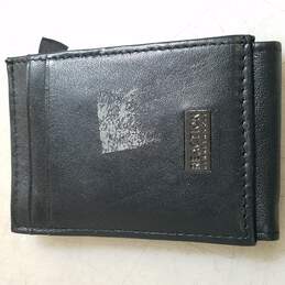 Reaction Kenneth Cole Black Leather Bifold Wallet