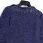 Womens Blue Heather Knitted Pockets Open Front Cardigan Sweater Size S/M image number 4