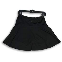 Athleta Womens Black Elastic Waist Pull-On Activewear Mini Skort Size S/P alternative image