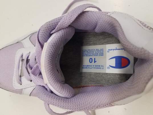 Champion Eighteen Mono Block Sneakers In Violet/white Women's Size 10 image number 8