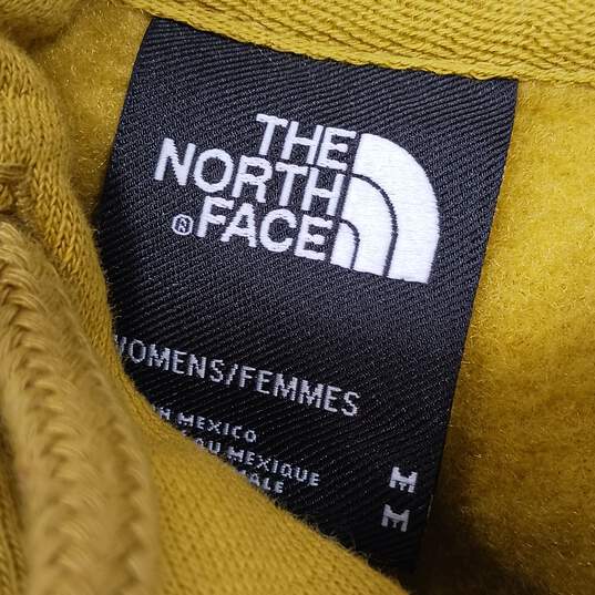 Women's The North Face Yellow Hoodie Sz M image number 3