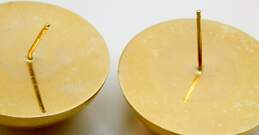 14K Gold Modernist Dome Chunky Statement Post Earrings 4.7g alternative image