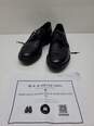 AUTHENTICATED Prada Black Pebble Leather Men's Lace Up Shoes image number 1