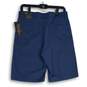NWT Walter Hagen Mens Blue Flat Front Slash Pocket Bermuda Shorts Size 30 image number 2