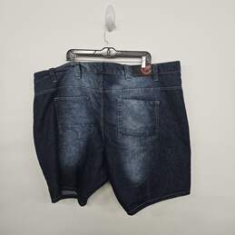 Blue Denim Distressed Jean Shorts