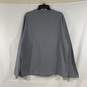 Men's Grey Calvin Klein Henley Long Sleeve Shirt, Sz. M image number 2
