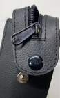 MDS Black Leather Brevery Cover Zip Case image number 6