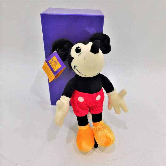 Walt Disney 75 Years of Love and Laughter Mickey Mouse Plush Doll w/ Tag IOB image number 1