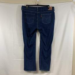 Women's Dark Wash Levi's Classic Straight Jeans, Sz. 18W alternative image