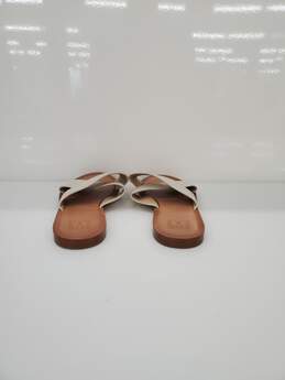 Women Frye Ruth Criss Cross Leather Flat Sandals Size-8.5 Used alternative image