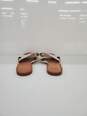 Women Frye Ruth Criss Cross Leather Flat Sandals Size-8.5 Used image number 2