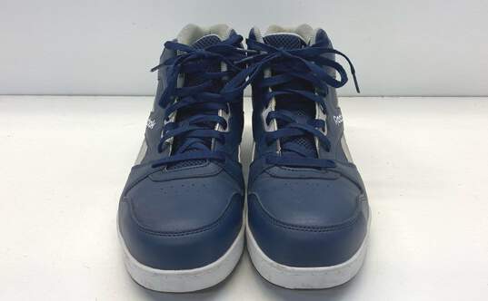 Reebok Leather BB4500 Steel Toe Work Sneakers Blue 13 image number 3